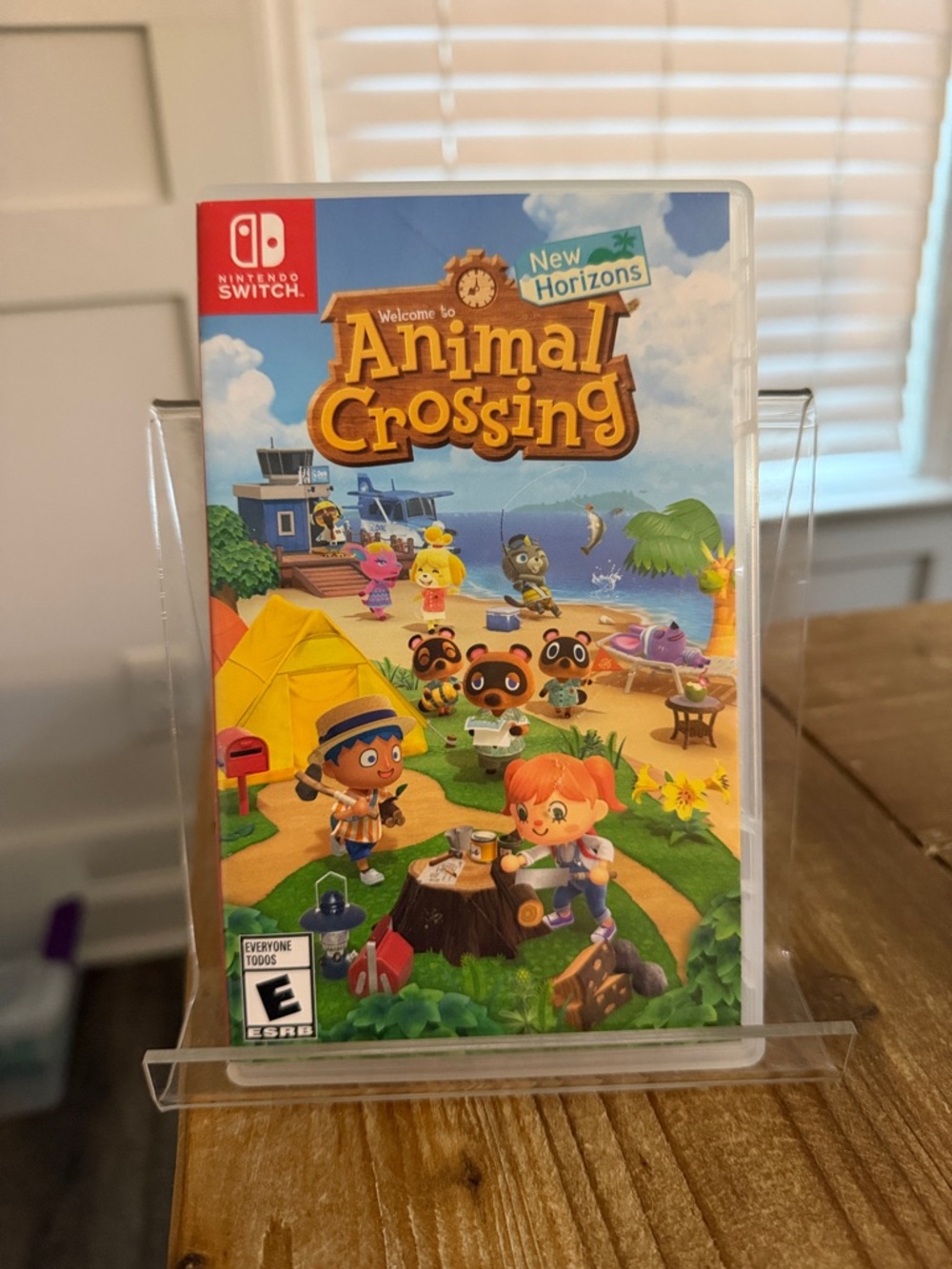 Nintendo Switch Animal Crossing: New Horizons - Blue Case Art
